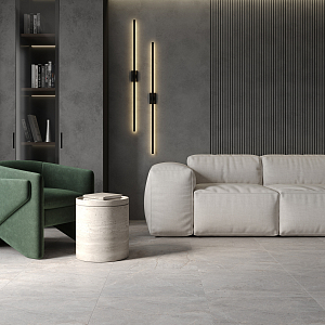 Carved River Gray Laparet