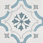 Sirocco Blue Ornate 22,3x22,3 Harmony
