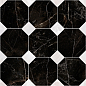 262612 MOSAICO OTTAGONO NERO AMASANTA 39x39 Versace (Gardenia Orchidea)