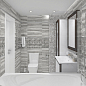 Декор Grace Fancy серый 20х60 Laparet