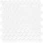 HG112S Hexagon Mosaic Satin White 2,65 30x30 Serapool