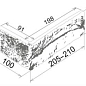 Бруклин 199 Угол 205-210х100х55-60х15 Камелот