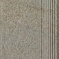 Eremite Taupe Stopnica Prosta Struktura Mat B1a 30x60 Paradyz