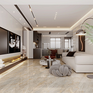 Brown Marble Basconi Home