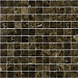 Emperador Dark POL 4.8x4.8x7 30.5x30.5 Caramelle Mosaic