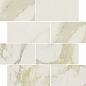 753303 I Classici Calacatta Gold Muretto Sfalsato Matte 7.5x15 6mm 30x30 Rex Ceramiche