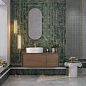 OS/C275/19077 Сеттиньяно зеленый глянцевый 9,9x20 Kerama Marazzi