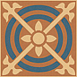 070E013D301 ENC 13 Cognac (Red Dark Blue) 7x7 Winckelmans