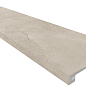 Комплект MM00 Magmas Ivory (Ступень 33x120 неполированный прямоугольный бортик без насечек + Подступенок 14,5x120) Ametis by Estima