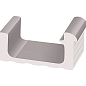 KP259.1 Переливной лоток керамический 1/2 часть Grey 29x12 Serapool фото в миниатюре
