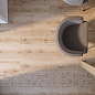 WS5A156 Плинтус Woodhouse темно-бежевый 7x59,8 Cersanit