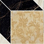 240862 MOSAICS CUBE NERO-BIANCO-ORO 19,5x58,5 Versace (Gardenia Orchidea)