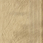 Eremite Sand Stopnica Prosta Struktura Mat 30x60 Paradyz