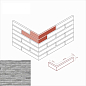 383-05 Остия брик Design Угол 12x26.5x4.9 White Hills фото в миниатюре
