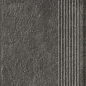 Carrizo Basalt Stopnica Prosta Struktura Mat B1a 30x60 Paradyz