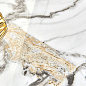 Bianco Gold Basconi Home