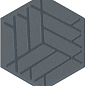 OS/D241/63010 Декор Агуста синий 6х5,2 Kerama Marazzi
