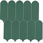 A4Z6 Prism Emerald Mosaico Bead 29,7x29,6 Atlas Concorde