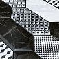 TOC006 Декор Келуш 3 грань черно-белый 9,8х9,8 Kerama Marazzi