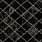 262622 MOSAICO ARABESCATO NERO AMASANTA 35x35 Versace (Gardenia Orchidea)