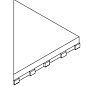 620090000828 Griglia Frame 20 Destro/Right 25x25 Italon