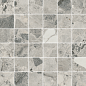 610110001024 Continuum Stone Grey Mosaico 30x30 Italon