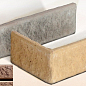 Ванкувер 01-05 угловая 230х110х65х12 Ecostone