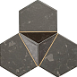 Scoria black 1 19.2x16.5 Tubadzin