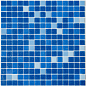 MIX21 стекло синий (сетка) 20x20x4 327x327 NSmosaic