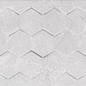 Braga White Hexagon Rett 25x75 Ceramika Konskie