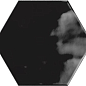 PT03136 Hex Black Glossy 15x17,3 Ribesalbes