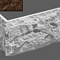 Угловой элемент Бретань 360 33,5/10x20x2.5 Leonardo Stone