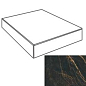 240573 MARBLE ANGOLARE NERO SL LAP 32,5x32,5 Versace (Gardenia Orchidea)