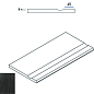 620090000226 CARBON BORDO SVASATO ROUND 30x60 Italon