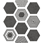Pier17 Hexa Zinc 23,2x26,7 ITT Ceramic