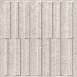 344 Аляска Лайт рельеф вертикальный 32,5х100 Eurotile Ceramica фото в миниатюре
